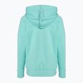 "Under Armour" moteriški "Rival Fleece Big Logo Hoody" radialinis turkio/baltos spalvos džemperis 5