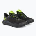 Vyriški bėgimo bateliai Under Armour Hovr Turbulence 2 black/black/high vis yellow 4