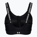 Under Armour Infinity High Zip 2.0 juoda/balta fitneso liemenėlė 2