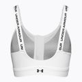 Under Armour Infinity High Zip 2.0 balta/juoda fitneso liemenėlė 2