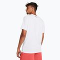 Vyriški marškinėliai Under Armour Colorblock Wordmark white/black 2