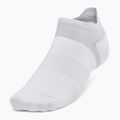 Vyriškos bėgimo kojinės Under Armour Dry Run Lite No Show 3 poros white/white/reflective 2