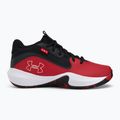 Under Armour Lockdown 7 raudoni/juodi/balti krepšinio bateliai 2