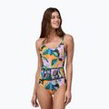Vientisas plaukimo kostiumas Patagonia Sunny Tide Swimsuit ilsand seeds / milkweed mauve 2