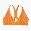 Maudymosi kostiumėlio viršus Patagonia Bottom Turn Top ripple / kishu orange
