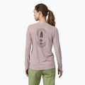 Moteriški marškinėliai ilgomis rankovėmis Patagonia Cap Cool Daily Graphic Shirt - Lands clean climb bloom/echo purple 2