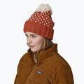 Žieminė kepurė Patagonia Snowbelle offset dot/burnished red 2