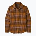 Moteriški marškiniai Patagonia Fjord Flannel happy camper/shelter brown 4