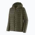 Vyriška pūsta striukė Patagonia Down Sweater Hoody pine needle green 3