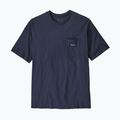 Vyriški marškinėliai Patagonia Daily Pocket Tee new navy