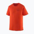 Vyriški marškinėliai Patagonia Cap Cool Merino Blend Graphic Shirt fitz roy strata/pollinator orange