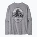 Vyriški marškinėliai ilgomis rankovėmis Patagonia Cap Cool Daily Graphic Lands chouinard crest/feather grey 5