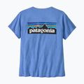Moteriški marškinėliai Patagonia P-6 Logo Responsibili-Tee abundant blue 5