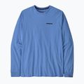 Vyriški marškinėliai ilgomis rankovėmis Patagonia P-6 Logo Responsibili abundant blue 2