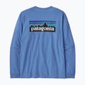 Vyriški marškinėliai ilgomis rankovėmis Patagonia P-6 Logo Responsibili abundant blue 4
