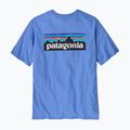 Vyriški marškinėliai Patagonia P-6 Logo Responsibili-Tee abundant blue 4