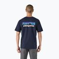 Vyriški marškinėliai Patagonia P-6 Logo Responsibili-Tee new navy 2