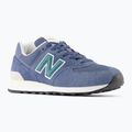 Batai New Balance 574's V2 navy/green 8