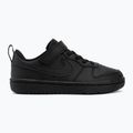 Nike Court Borough Low Recraft vaikiški bateliai black/black/black 2