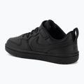 Nike Court Borough Low Recraft vaikiški bateliai black/black/black 3