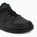 Nike Court Borough Low Recraft vaikiški bateliai black/black/black 7