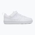 Vaikiški batai Nike Court Borough Low Recraft white/white/white 2