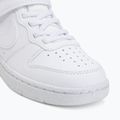 Vaikiški batai Nike Court Borough Low Recraft white/white/white 7