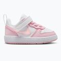 Vaikiški batai Nike Court Borough Low Recraft white/pink foam