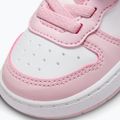 Vaikiški batai Nike Court Borough Low Recraft white/pink foam 5