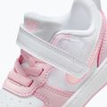 Vaikiški batai Nike Court Borough Low Recraft white/pink foam 6