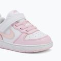 Vaikiški batai Nike Court Borough Low Recraft white/pink foam 7