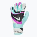 Vaikiškos vartininko pirštinės Nike Match black/hyper turquoise/rush fuchsia 2