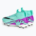 Vaikiški futbolo bateliai Nike Jr Zoom Mercurial Superfly 9 Academy FG/MG hyper turquoise/black/ white/fuchsia dream 3