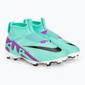 Vaikiški futbolo bateliai Nike Jr Zoom Mercurial Superfly 9 Academy FG/MG hyper turquoise/black/ white/fuchsia dream 4