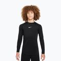 Vaikiški ilgomis rankovėmis marškinėliai Nike Pro Dri-Fit black/white