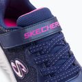 SKECHERS Bounder Girly Groove vaikiški treniruočių bateliai navy 8
