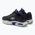 SKECHERS Skech-Air Ventura vyriški treniruočių bateliai black/blue 3