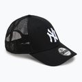 Kepuraitė su snapeliu New Era Home Field 9Forty Trucker New York Yankees black
