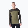 Vyriški termoaktyvūs marškinėliai Smartwool Classic Thermal Merino Base Layer Colorblock Crew Boxed moss