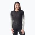 Moteriški termoaktyvūs marškinėliai Smartwool Intraknit Thermal Merino Base Layer Pattern Crew juodi