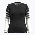 Moteriški termoaktyvūs marškinėliai Smartwool Intraknit Thermal Merino Base Layer Pattern Crew juodi 3