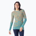 Moteriški termoaktyvūs marškinėliai Smartwool Intraknit Thermal Merino Base Layer Pattern Crew cascade