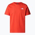 Vyriški marškinėliai The North Face Box Nse crimson orange/black 4