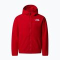 Vaikiškas džemperis The North Face Teen Glacier F/Z Hooded red