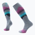 Moteriškos slidinėjimo kojinės Smartwool Ski Targeted Cushion Pattern OTC pewter blue