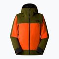 Vyriška slidinėjimo striukė The North Face Mount Bre orange/forest olive 5