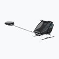 Dvivietė dviračio priekaba Thule Chariot Cab dark slate 11