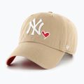 Kepuraitė su snapeliu 47 Brand MLB New York Yankees Icon CLEAN UP khaki