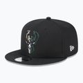 Kepurė New Era Split Logo 9Fifty Milwaukee Bucks black 2
