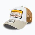 Vyriška beisbolo kepuraitė New Era Patch Trucker light beige